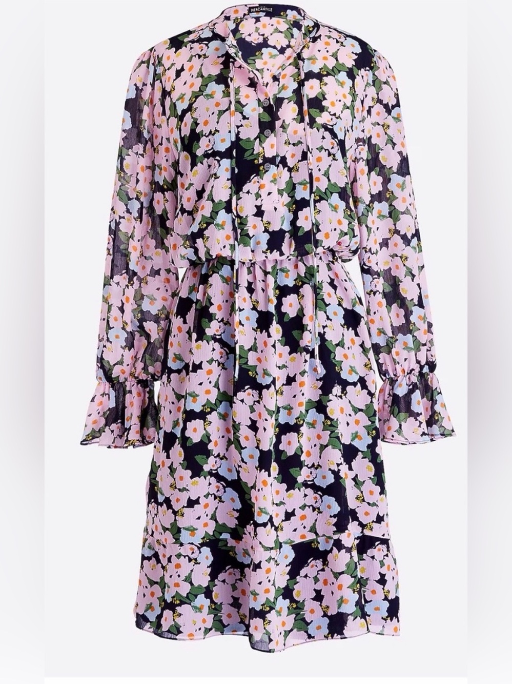 J Crew Mercantile Floral Midi Dress